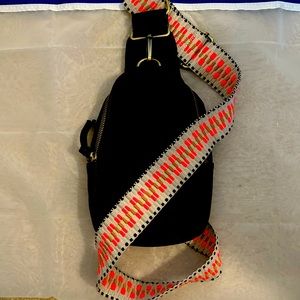 Anthropologie Liberty Sling Bag, Black